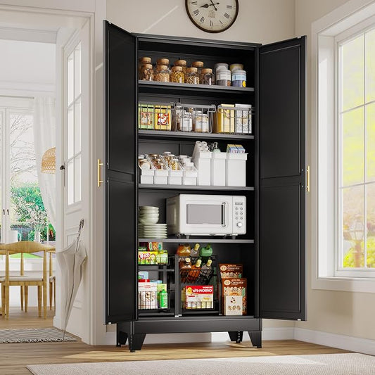 71" Tall Metal Storage Cabinet by GAIOUS