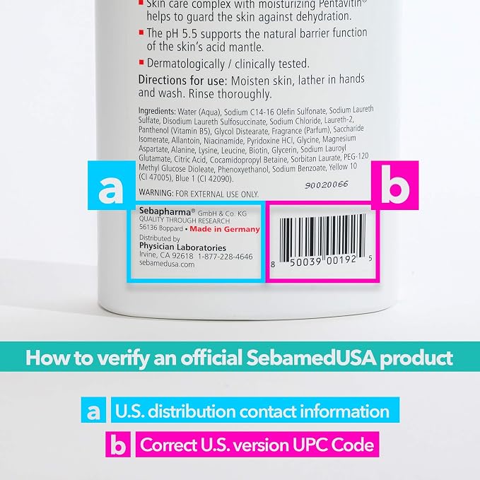 SEBAMED Paraben-Free Face and Body Wash - Image 4