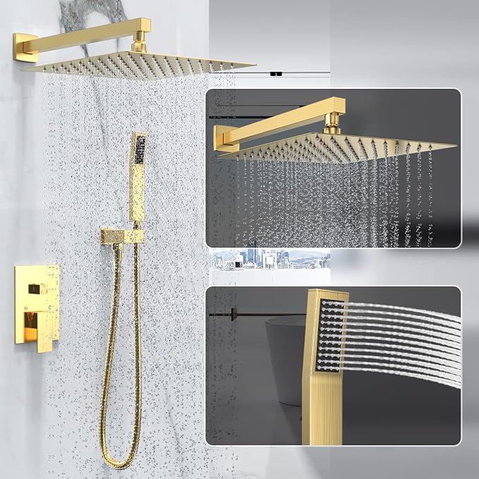 Rain Shower System 12 Inches Shower Head - Image 2