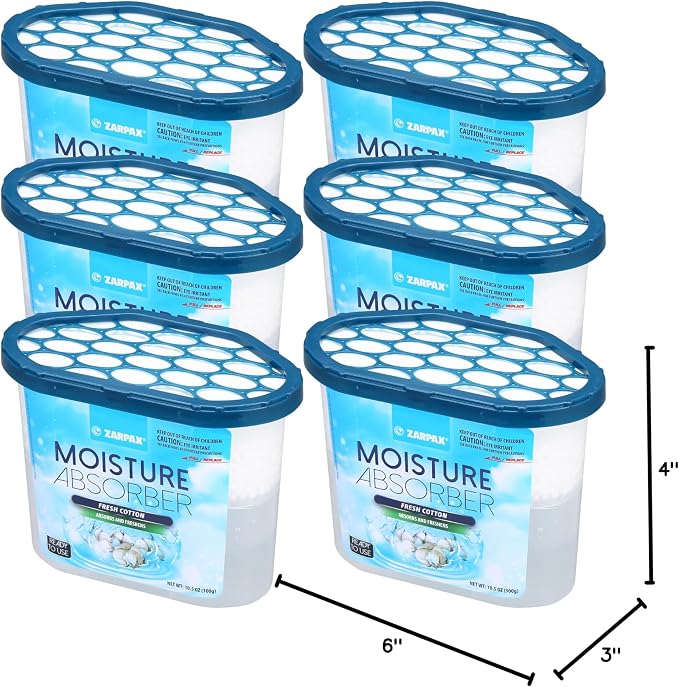 Moisture Absorber Fresh Cotton 10.5 oz/300g | Removes Moisture, Damp & Humidity - Image 8