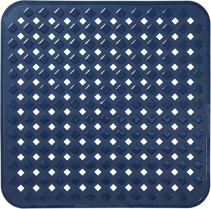 Yimobra Square Shower Mat Non Slip, Super Strong Suction Cups, Machine Washable by Yimobra