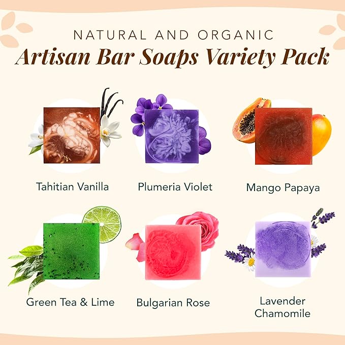 Saavy Naturals Artisan Soap Pack - Image 3
