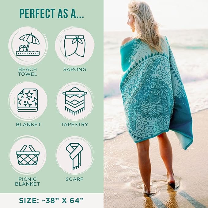 Sand Cloud Turkish Beach Towel - Image 3