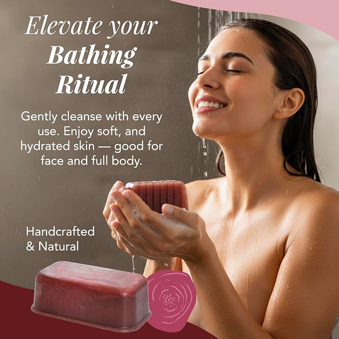 Saavy Naturals Soap Bar Patchouli Rose - Image 3