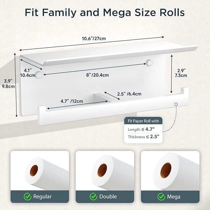 FORIOUS Toilet Paper Holder - Image 6