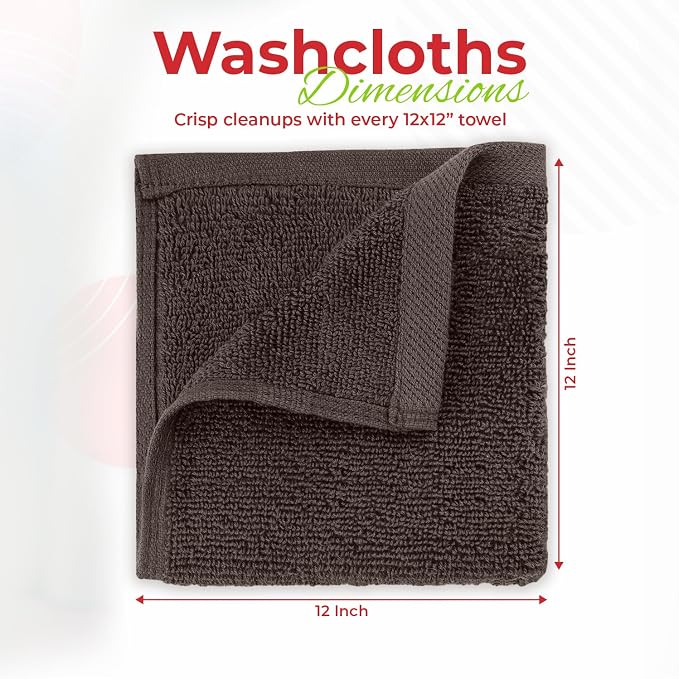 RIVERSIDE 12 Pack Washcloths - Image 3