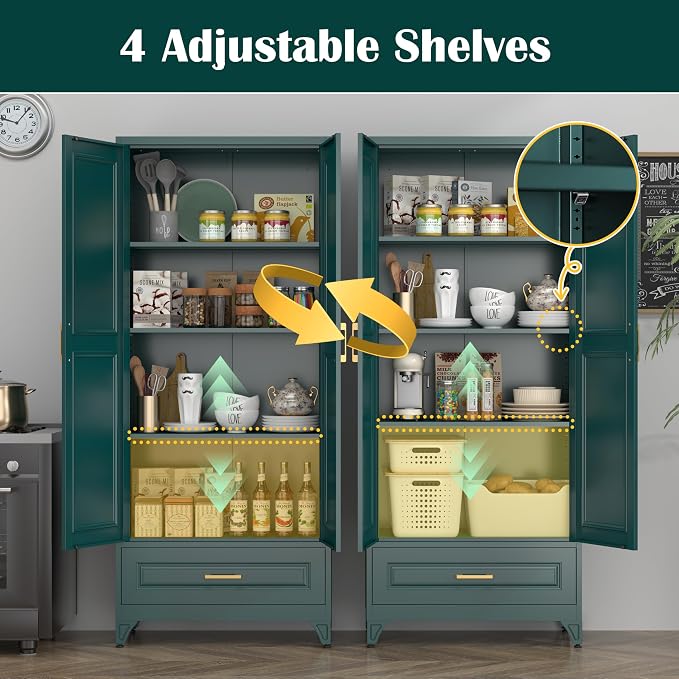 75" Kitchen Pantry Cabinet - Image 4