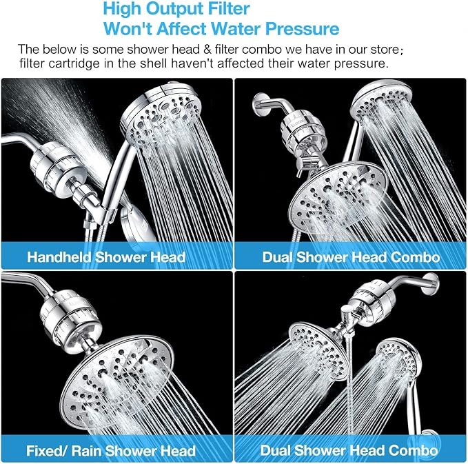 Heavy Duty Shower Filter Replacement Cartridge 2 Pcs, Shower Head Filter Refill - Image 6