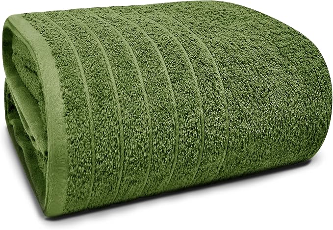 Tens Towels Pack of 1 Jumbo Bath Sheet 40 x 80 Inches, Extra Large & Light by TensTowels