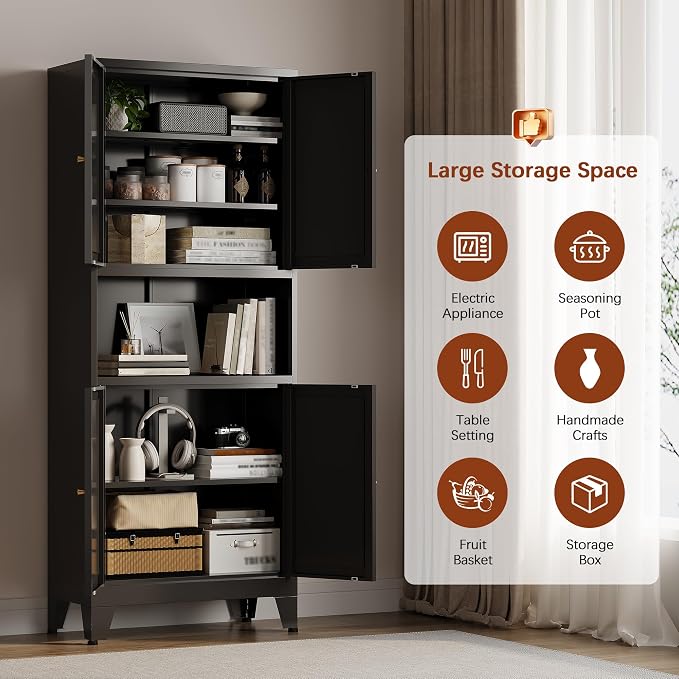 Metal Storage Cabinet, Home Office - Image 4