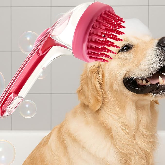 Pet Bathing Brush – Gentle Dog And Cat Scrubber - Image 9