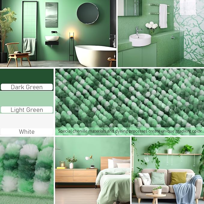Yimobra Luxury Bathroom Rugs, Extra Soft Chenille Mats - Image 7