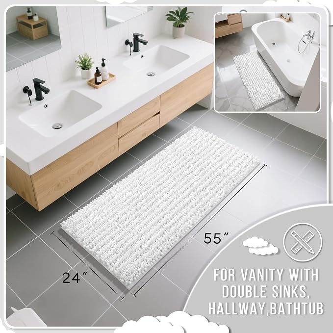 Yimobra Bathroom Runner Rug 55x24 Inch - Image 2