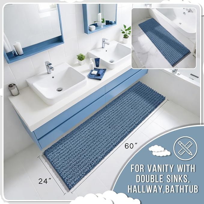 Yimobra Bathroom Runner Rug 60x24 Inch - Image 2