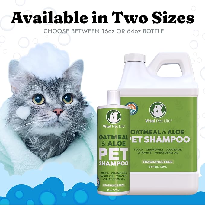 Dog Shampoo with Oatmeal, Aloe Vera, Jojoba Oil, Vitamin E - Image 6