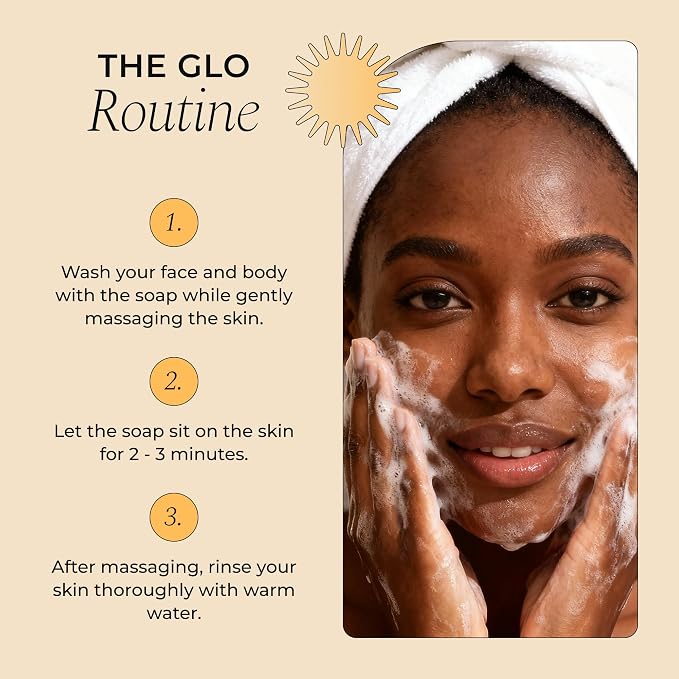 Glo Melanin Organic Turmeric Soap - Image 8