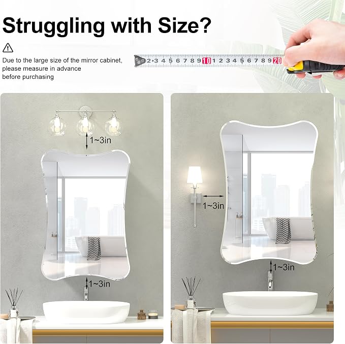 20x30 Beveled Edge Medicine Cabinet - Image 6