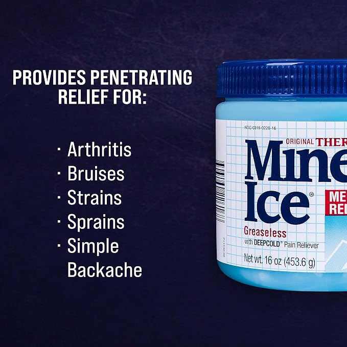 Mineral Ice Therapeutic Pain Relieving Gel, 16 Ounce, 1 Pound - Image 5