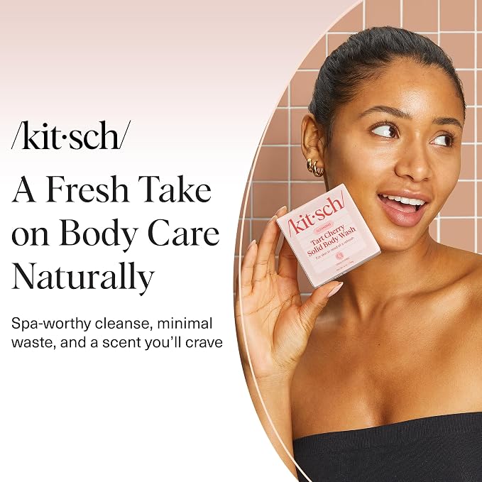 Kitsch Cleansing Tart Cherry Soap Bar - Image 2