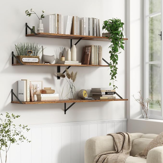 12 Inch Deep Floating Shelves, 30W x 12D Wall Shelves - Image 6