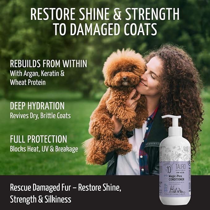 Tauro Pro Line Moisturizing Dog Conditioner Detangler - Image 2
