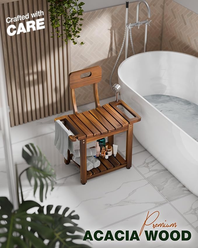 BLUEWEST 23.4'' Shower Chair - Image 5