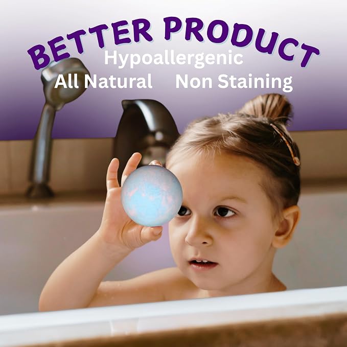 EvolutionUSA Purple Epic Superhero Bath Bombs - Image 4