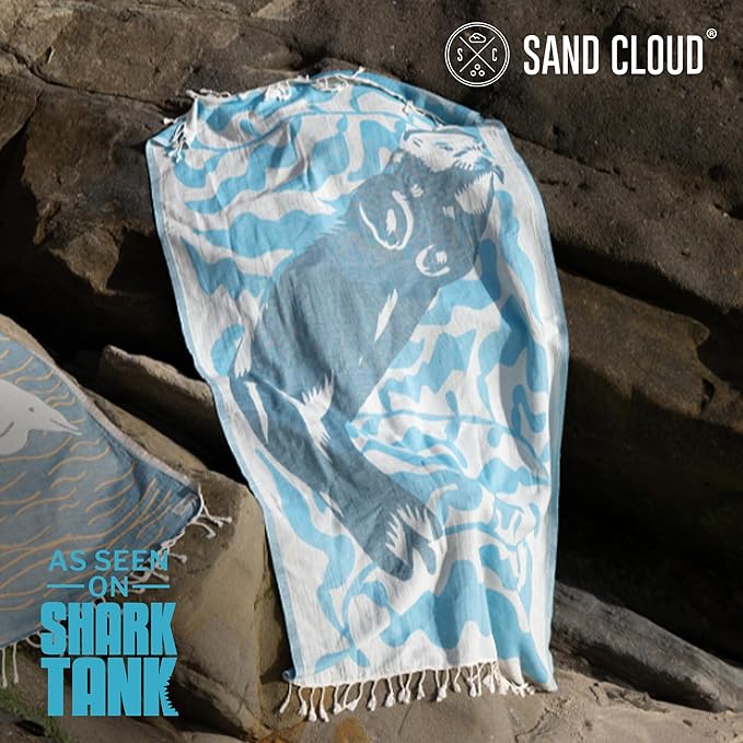 Sand Cloud Oversized Turkish Beach Towel - Image 2