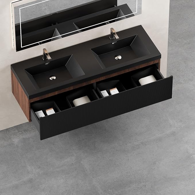 60" W Floating Bathroom Vanity - Image 2
