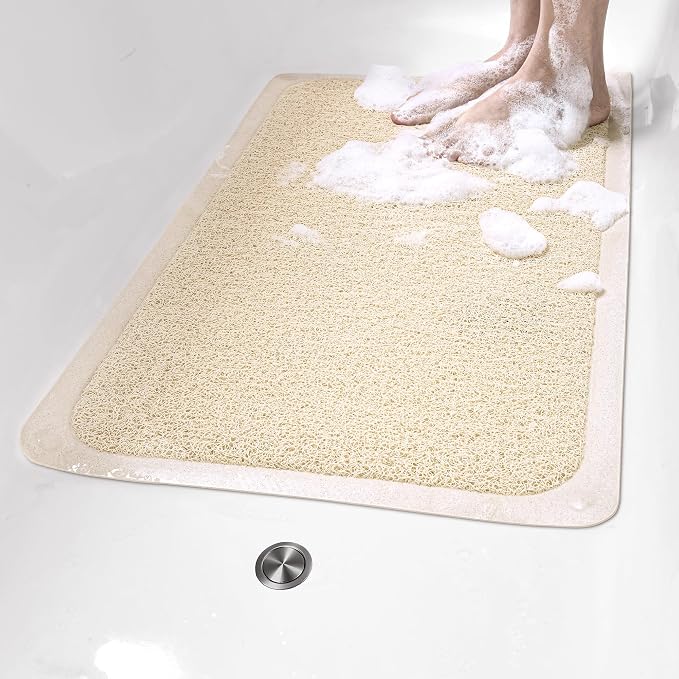 Mecko Non Slip Shower Mats, 17x30 Inch, Anti-Slip Bathtub Mats - Image 9