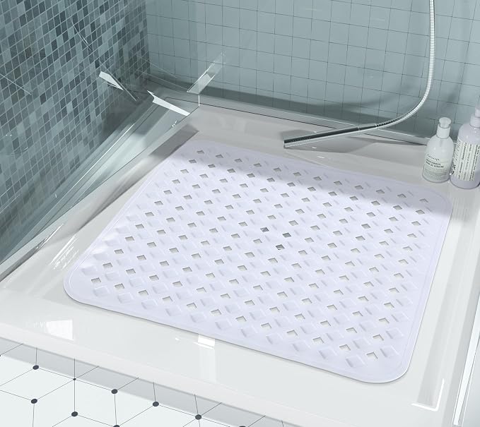 Yimobra Square Shower Mat Non Slip, Super Strong Suction Cups, Machine Washable - Image 7