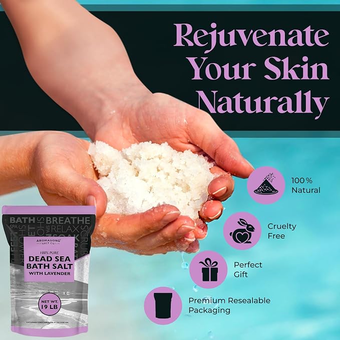 Aromasong Pure Dead Sea Salt for Soaking - Image 4