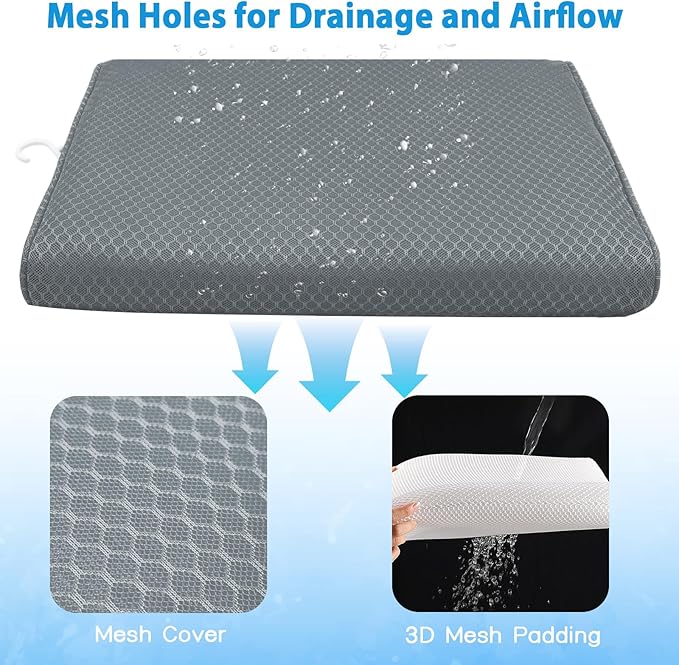 Shower Seat Cushion, Shower Chair Cushion - Image 2