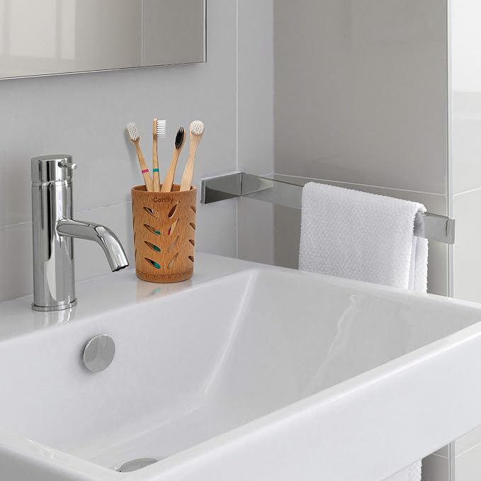 2-Pack of Eco-Friendly Bamboo Toothbrush Holders - Image 7