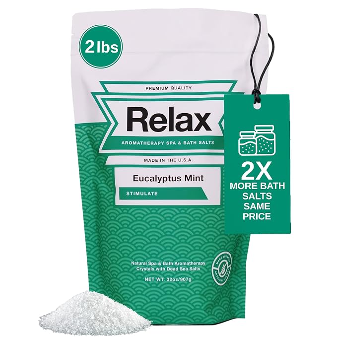 Relax Spa & Bath, Epsom & Dead Sea Salts, Aromatherapy Bath Salts by RelaxSpaBath