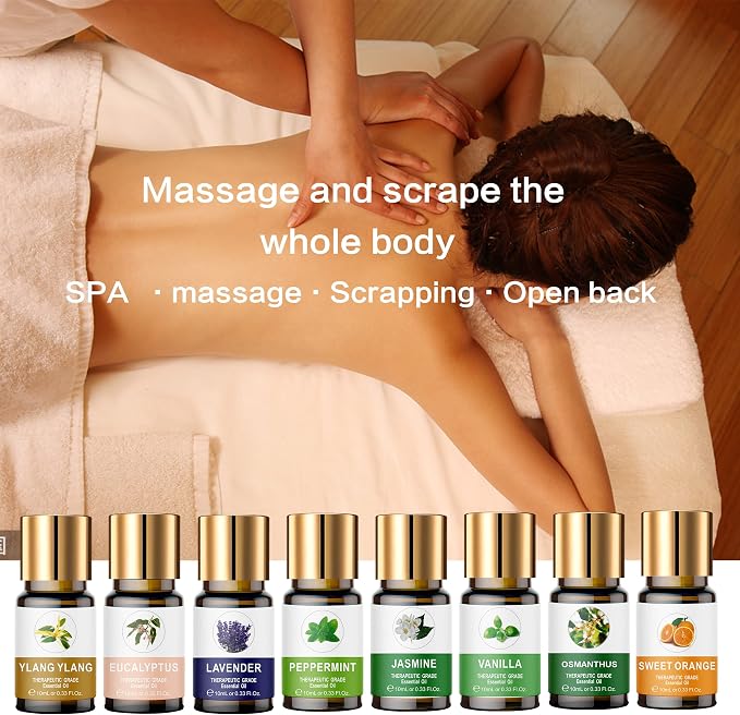 Essential Oils Set, 100% Organic Essential Oil, Ylang Ylang, Tea Tree, - Image 5