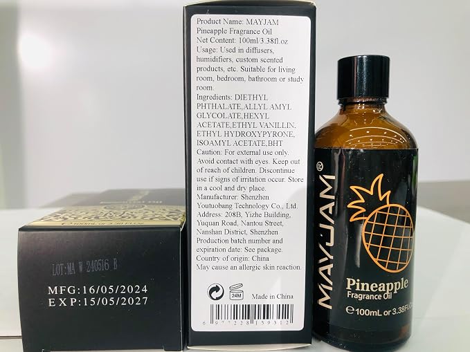 MAYJAM 100ML/3.38FL.OZ Pineapple Fragrance Oils - Image 9