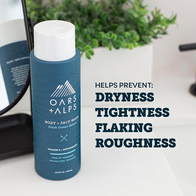 Oars + Alps Men's Moisturizing Face & Body Wash, Body Wash - Image 6