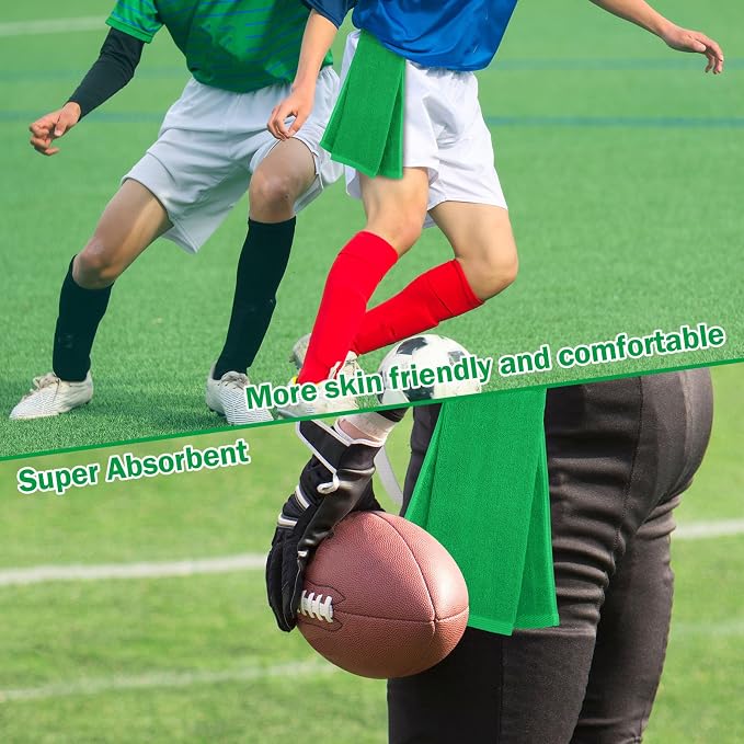 Shimeyao 2 Pcs Cotton Sports Football Towel - Image 4