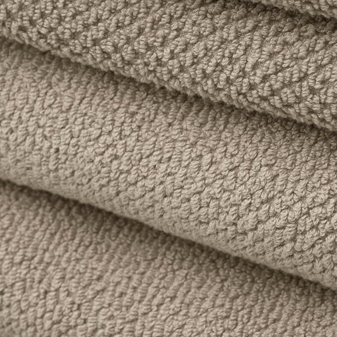Welhome Franklin 100% Cotton Popcorn Textured Towel Set - Image 5