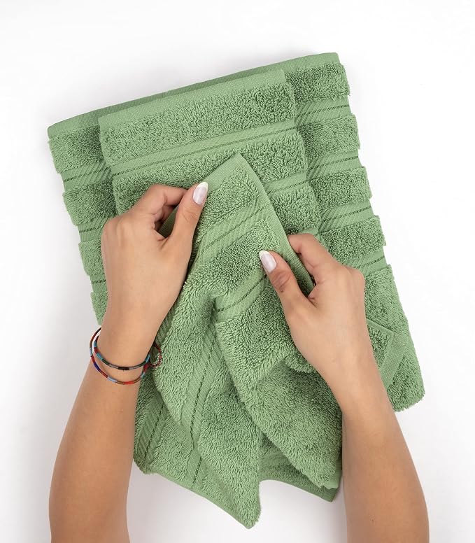 American Soft Linen Luxury 6 Piece Towel Set, 2 Bath Towels 2 Hand Towel 2 - Image 6
