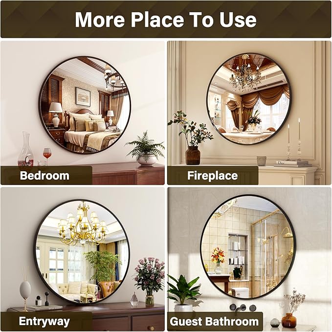 30 Inch Round Mirror - Image 5
