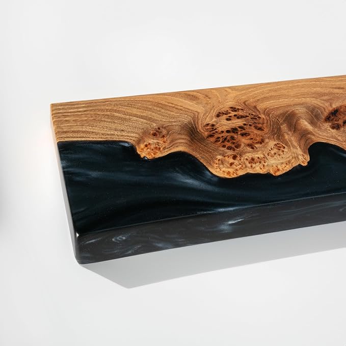 RWA Live Edge Floating Shelf – Unique Wood Floating Shelf - Image 5