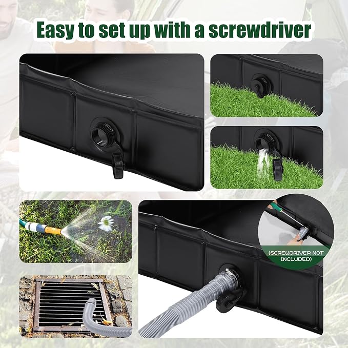 Camping Shower Tent Floor Base | Shower Base | Sshower Tent Basse - Image 4