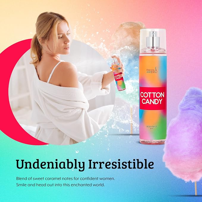 Cotton Candy Body Mist Spray 8 oz Fine Fragrance, Gift - Image 4