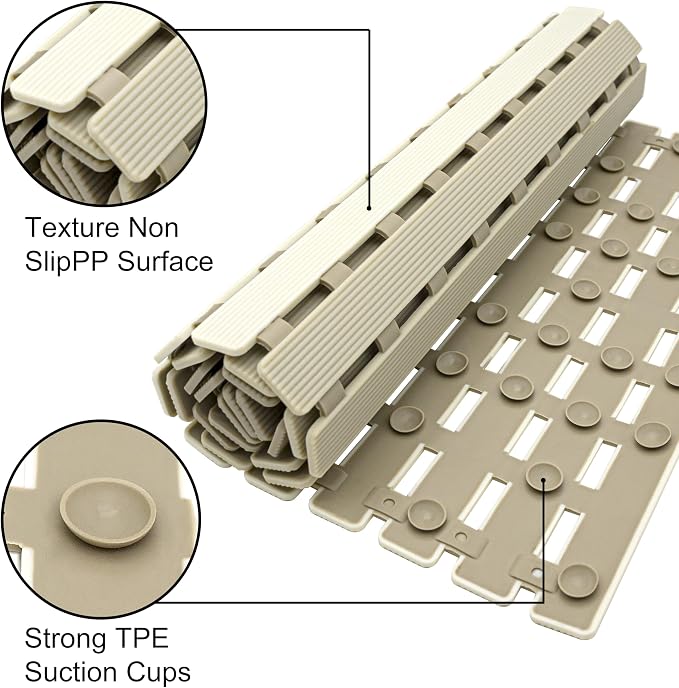 MBOSS Bath Tub Shower Mat Non Slip Bathtub Mats - Image 3