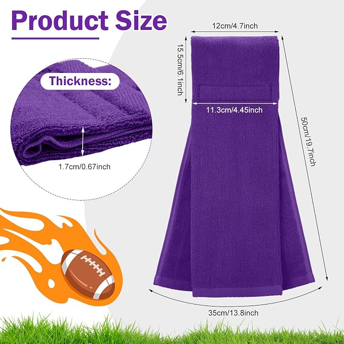 Shimeyao 2 Pcs Cotton Sports Football Towel - Image 2