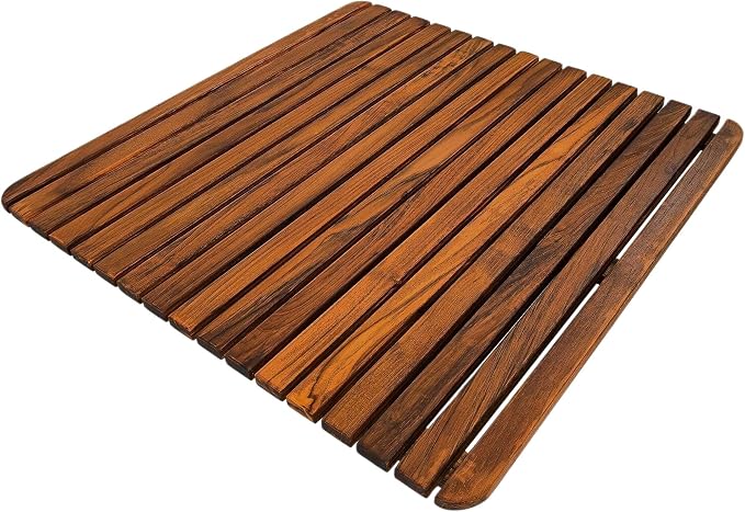 Nordic Style Premium Teak Shower and Bath Mat by NordicStyleTeak