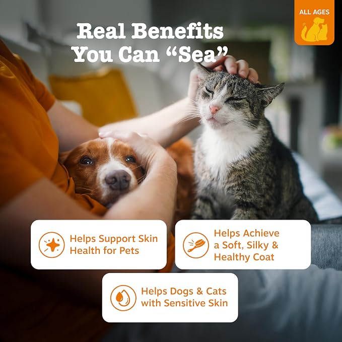 Zesty Paws Wild Alaskan Omega-3 Blend Pollock + Salmon Oil - Image 2