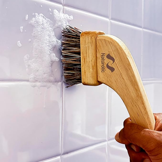 All-Natural Grout Brush Set | Wooden Cleaning Brush - Image 7